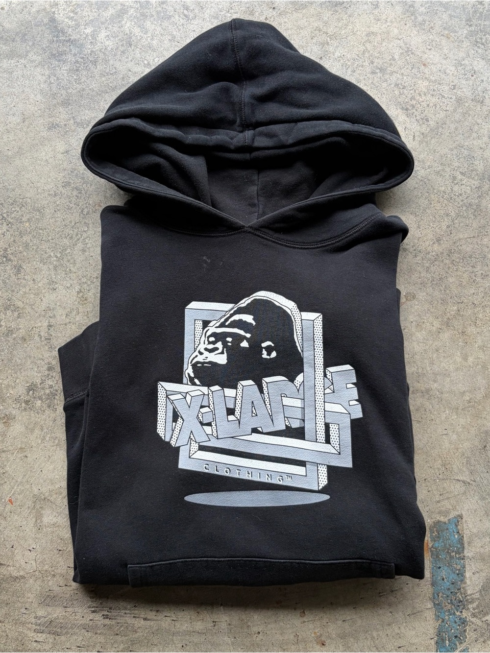 Vintage Y2K Xlarge black hoodie